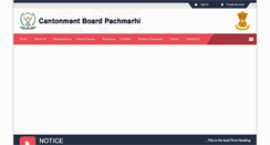 Desktop Screenshot of canttboardpachmarhi.org